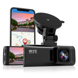 REDTIGER 4K Single Car Camera Dash Cam for Cars GPS WiFi Parking Monitor