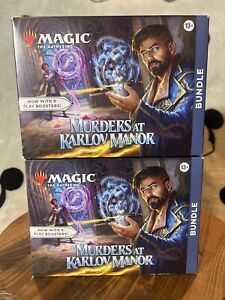 Magic the Gathering: Murders at Karlov Manor Bundle New Sealed! Lot Of 2
