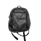 TIGNANELLO Leather Women’s Black Backpack Purse Everyday Travel Bag Full Zip