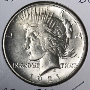 1921 Peace Silver Dollar * CHOICE BU UNC MS * Superb Key Date!! E720 ZAEXT