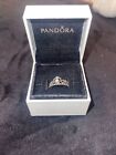 Size 7.5/56 Authentic PANDORA My Princess Tiara Crown Silver Ring 190880CZ w/BOX