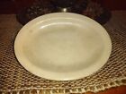 Vintage Ironstone Small Oval Platter Stained Crazing