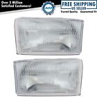 Headlights Headlamps Left & Right Pair Set NEW for Ford Super Duty Pickup Truck (For: 2002 Ford F-350 Super Duty Lariat 7.3L)
