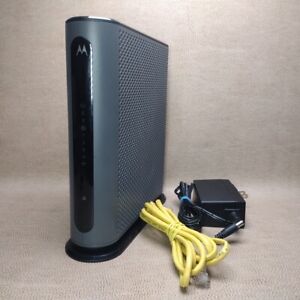 New ListingComcast Xfinity Motorola MG7315 8x4 DOCSIS 3.0 Cable Modem N450 Router w/Adapter
