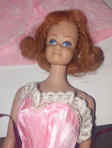 New ListingVTG Barbie Doll friend MIDGE Titian Red hair 1958/1962 Barbie with Negligee Robe