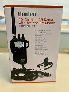 Uniden PRO538HHFM 40-Channel Handheld CB Radio with New CB FM Mode BRAND NEW