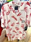 NWT 2022 Disney D23 Expo Toy Story Pizza Planet Button-Up Shirt Adult XL