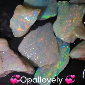 #6281#Coober Pedy opal rough Small Stones Cheps  45cts