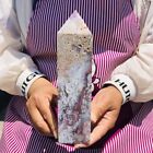 New Listing2.02LB Natural Water Grass Agate  Pillars Mineral Specimens Healing 989