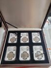2021 Morgan & Peace  Dollar 6-Coin Set MS70 NGC First Day Issue, FDI  Mercanti