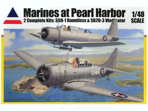 Accurate Miniatures #480251 1/48 Marines at Pearl Harbor Dauntless & Vindicator