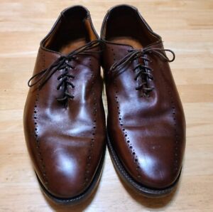 Allen Edmonds Hastings Brown Leather Oxford Dress Shoes Men's 10 1/2 EE 10.5 2E