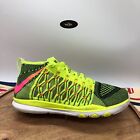 Nike Mens Train Ultrafast Flyknit Chukka Running Shoes Sneakers Volt Size 10