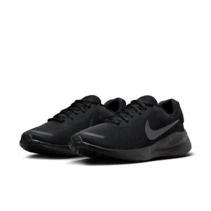 NEW Nike Revolution 7 Mens Running Shoes FB8501-001, Size 7.5 WIDE, Black