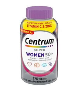 Centrum Silver Women 50+ Multivitamin, 275 Tablets, exp : 2024/06