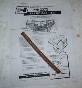 New ListingHURST FRAME ADAPTER 298-3273 SHOWING HOW TO USE  IN 49 TO 54 CHEVY