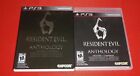 Resident Evil 6 anthology (Sony PlayStation 3, 2012 PS3)-Complete w/Slipcover