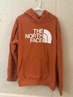 🔥The North Face Hooded Sweatshirt Mens X-Large Orange Hoodie Pullover Casual🔥