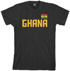 Threadrock Men's Ghana National Team T-shirt Ghanaian Soccer