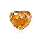 0.26 Carat Fancy Intense Yellow-Orange Natural Diamond Loose Heart Shape SI1 GIA