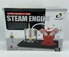 STEM Toy - Mini Hot Live Steam Engine Model Education Toy DIY (V-Type)