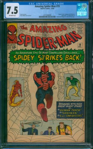 AMAZING SPIDER-MAN #19 (1964) ⭐ CGC 7.5 ⭐ 1st MacDonald Gargan Cameo Silver Age