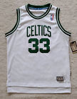 Boston Celtics #33 LARRY BIRD Jersey YOUTH L XL NWT Swingman Adidas White