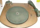 Vintage Philco Metal Turntable Phonograph with tone arm and cartridge