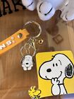Cute Cartoon Snoopy Peanuts Keychain  Keyring Bag Purse Charm Kawaii Handmade