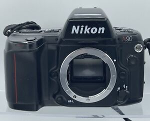 New ListingNikon N90 35mm SLR Autofocus Film Camera Body - Tested & Working