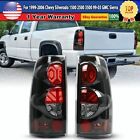 For 99-06 Chevy Silverado 1500 2500 3500 LED Tail Lights Brake Lamps Clear Lens (For: 2000 Chevrolet Silverado 1500)