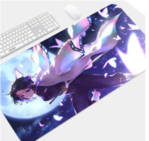 Anime Demon Slayer Kochou Shinobu Gaming Mouse Pad Mousepad Gamer Desk Mat Xxl K