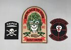 USMC Scout Sniper 3rd Marines Sniper PLT Military Patch Lot