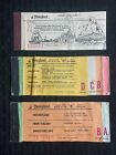 Vintage DISNEYLAND Admission Coupons TicketBooks (Partial) LOT of 3 G/VG 3.0