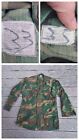 Vietnam War US ERDL Tropical Jungle Camo Coat Small Regular Jacket Slant Pocket