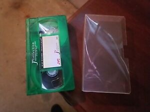 BLANK VHS TAPE Lime Green Clear Plastic JVC J'Collection EHG T-120