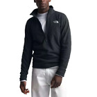 The North Face Textured Cap Rock 1/4 Zip Fleece Sweatshirt Long Sleeve black XL