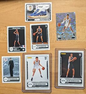 2023-24 Panini NBA Stickers & Card Collection Victor Wembanyama Rookie RC Lot 7