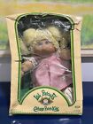 Cabbage Patch Kids CPK Doll Les Patoufs French Jesmar Blonde Girl Gingham Dress