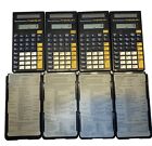 4 Texas Instruments TI-30 SLR+ Calculators w/ Cover Vtg Lot