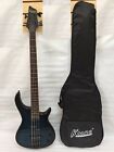 Professional 4 String Electric Bass Guitar Blueburst New