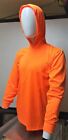 Hoodie Orange  High Visibility Shirt  / Air Cooling Flow  w/ UV Protection