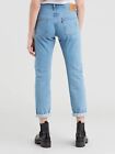 LEVI'S 501 501T TAPERED LEG BUTTON FLY stretch JEANS - Women's 33 X 30 NWT