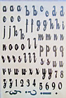 Lowercase Script Alphabet Clear Stamp Set -  Provo Craft NEW!