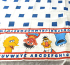 New ListingVintage Sesame Street Alphabet Twin Flat Sheet Big Bird Ernie Bert JP Stevens Co