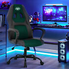 PC Game Gaming Chair Office Chair PU Leather Computer Racing Desk Chair Green