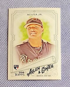 Ronald Acuna Jr 2018 Topps Allen & Ginter #207 Rookie RC Braves