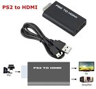PS2 to HDMI Video Converter Adapter with 3.5mm Audio Output for HDTV Monitor US