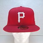 New ListingNew Era Pittsburgh Pirates MLB Baseball Fitted 59Fifty Hat Cap 7 1/4 Red