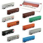 Evemodel Trains HO Scale 1:87 Cylindrical Covered Grain Hopper Car Rolling Stock